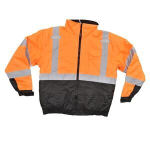 Tenacious Men's Multicolor Bomber Jacket L Nylon Preowned Type R Class 3 Neon